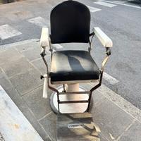 Poltrona da barbiere vintage Pietranera anni 50-60
