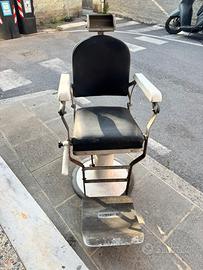 Poltrona da barbiere vintage Pietranera anni 50-60