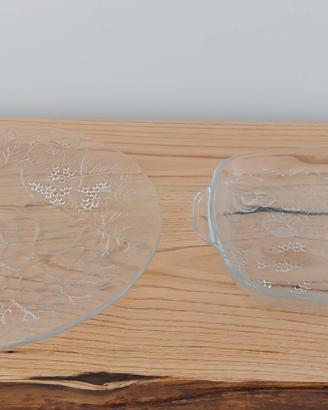 Vassoi in vetro NUOVI per la cucina o feste