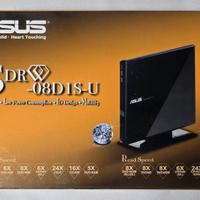 ASUS SDRW-08D1S-U masterizzatore slim esterno USB2