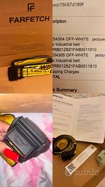 cintura Off-White Industrial Belt originale