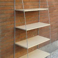 Scaffale libreria 5 mensole moderno. Cm200x70