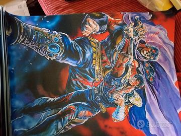Poster Ken il guerriero  50x70 cm