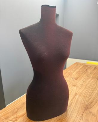 Busto sartoriale foderato, manichino