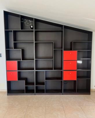 Libreria su misura moderna