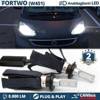 KIT Lampade LED H7 SMART FORTWO 451 6500K 8000LM