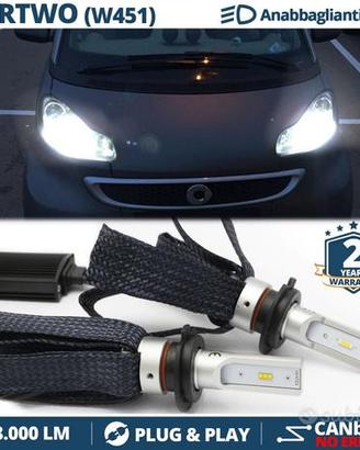 KIT Lampade LED H7 SMART FORTWO 451 6500K 8000LM