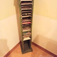 porta CD a colonna in legno stile etnico
