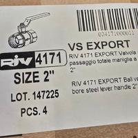 valvola a sfera F/F 2 pollici 4 pezzi