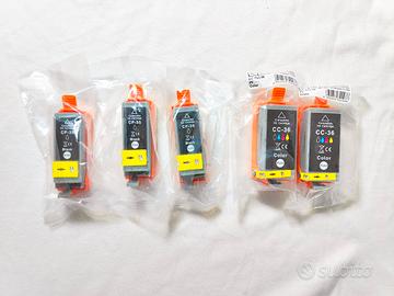 5 cartucce PGI35 CLI36 per Canon