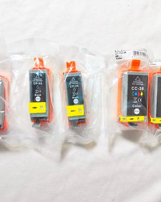 5 cartucce PGI35 CLI36 per Canon