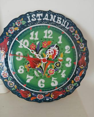 Orologio maiolica turca