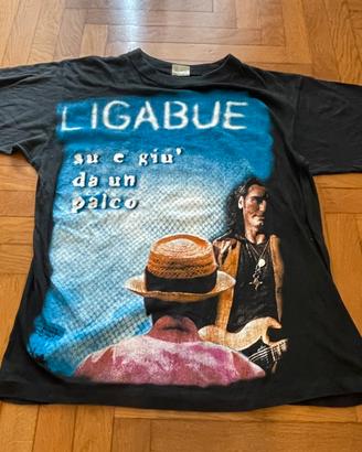 Maglietta ligabue tour su e giú da un palco