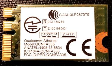 Scheda di Rete Wireless Bluetooth Qualcomm Atheros