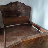 Letto Francese del 1800 Stile Luigi XV in Legno