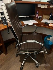 Poltrona pelle ufficio