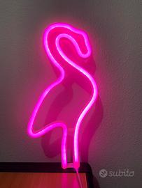 Led lamp fenicottero da arredamento