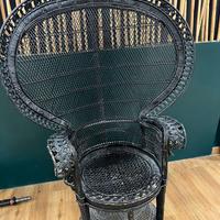 POLTRONA VINTAGE IN VIMINI