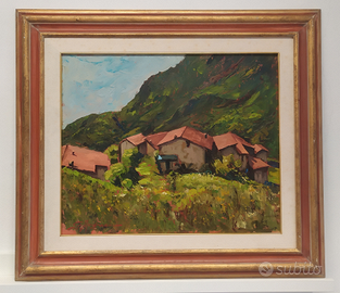 Dipinto - Giulio Mugnai - Paesaggio montano