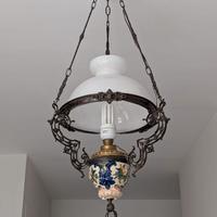 lampadario in ferro battuto