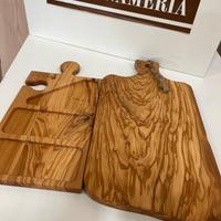 Set Tagliere in olivo