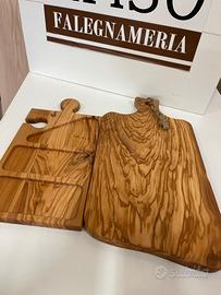 Set Tagliere in olivo