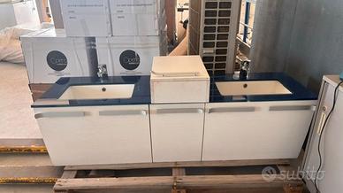 mobile bagno con doppio lavabo