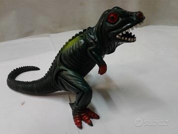 Dinosauro in gomma gioco anni 80