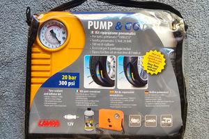 Kit Ripara e Gonfia Pneumatici Lampa 12V - Nuovo