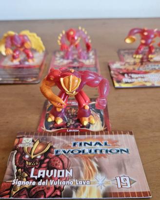 Gormiti Popolo del Vulcano Magma Final Evolution