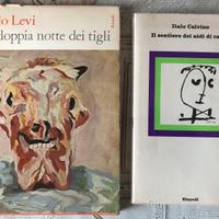 Lotto 2 libri classici Einaudi: Calvino + Levi
