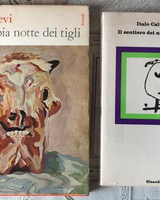 Lotto 3 libri classici Einaudi: Calvino + Levi