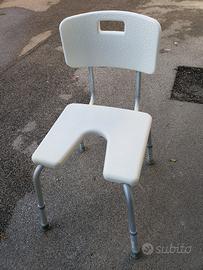 Sedia per doccia anziani/disabili