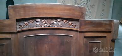 testiera letto singolo antico