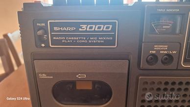Radio cassette vintage Sharp