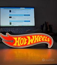 Lightbox LED Hot Wheels 3D – Insegna