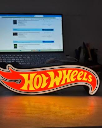 Lightbox LED Hot Wheels 3D – Insegna