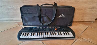 Mini Pianola elettrica Casio SA77 con custodia 