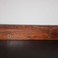 Incensiera Vintage Artigianale in Legno e Ottone -