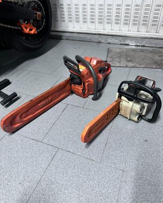 motoseghe (husqvarna 55 e stihl ms 192t)