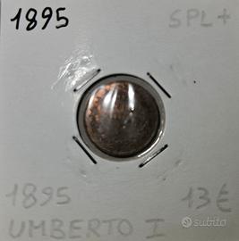 moneta 1 centesimo valore rame 1895 