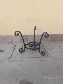 vaso in vero ferro battuto 