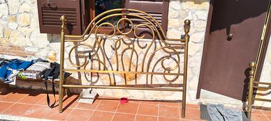 letto in ottone