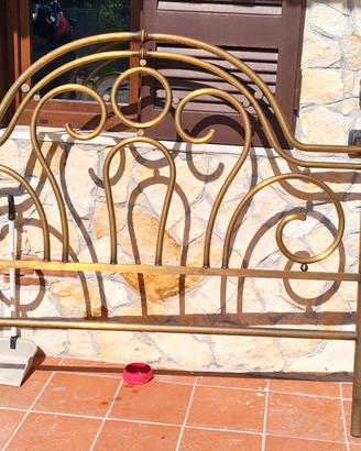 letto in ottone