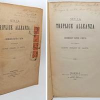 SULLA TRIPLICE ALLEANZA - DI GAETA CESARE 1891