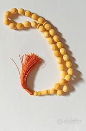 Perline di preghiera di ambra.