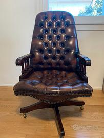 POLTRONA UFFICIO CHESTERFIELD ORIGINALE