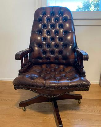 POLTRONA UFFICIO CHESTERFIELD ORIGINALE