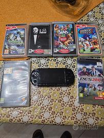 sony psp + 6 giochi
