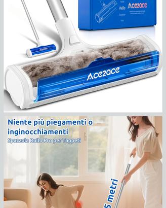 Spazzola per tappeti raccogli pelo